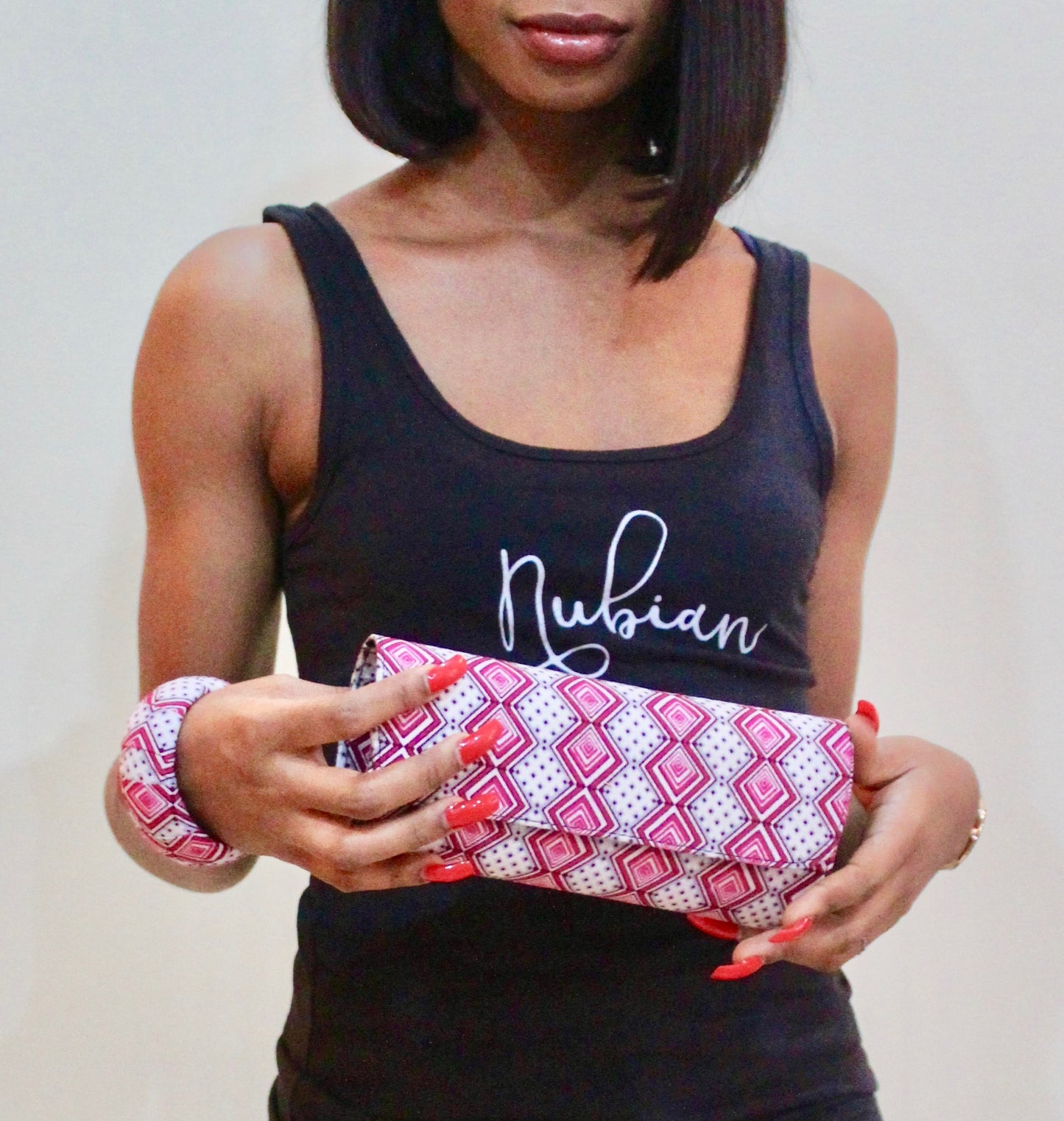 The Freetown Ankara Clutch/Purse and Bangle - Nubian Goods