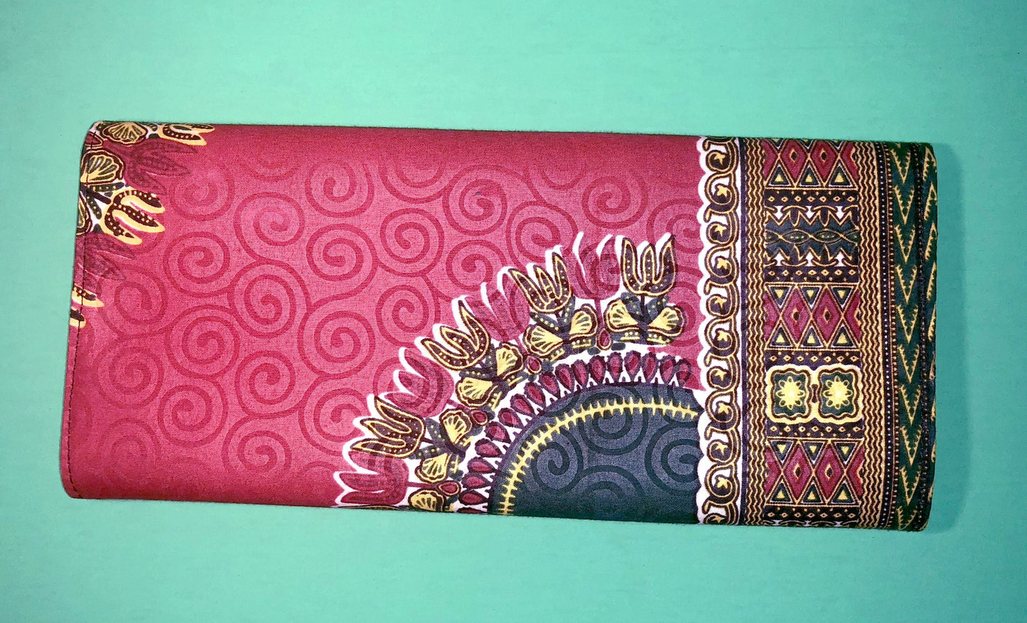 The Zanzibar Ankara Clutch/Purse - Nubian Goods