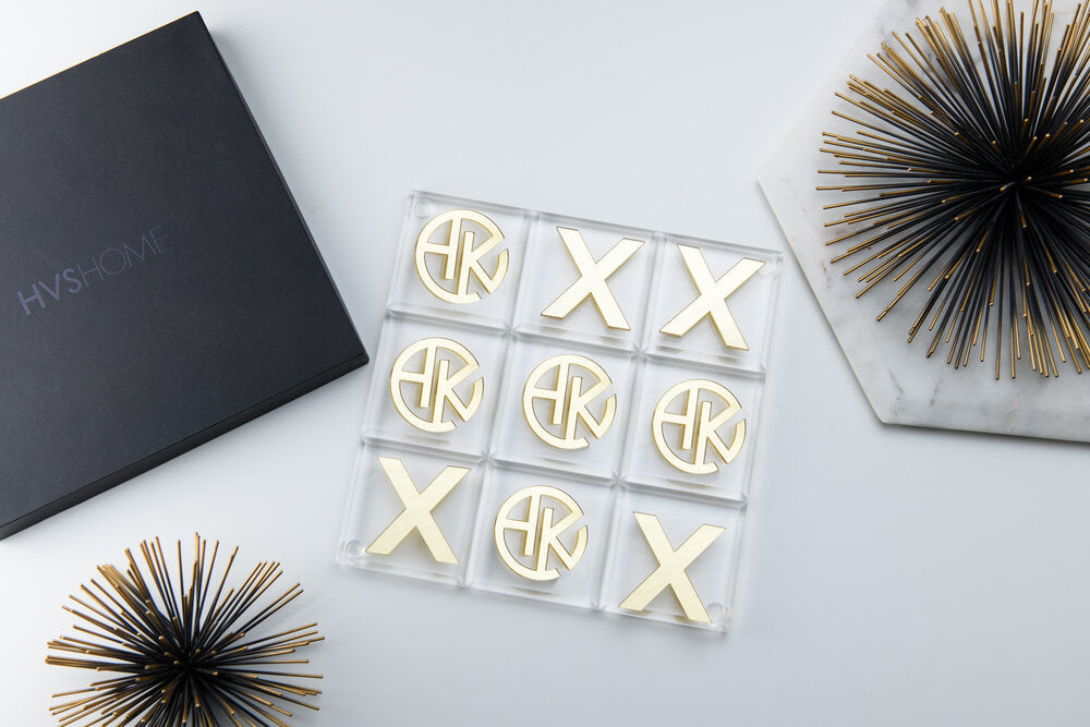Luxury Gold Acrylic Game Board