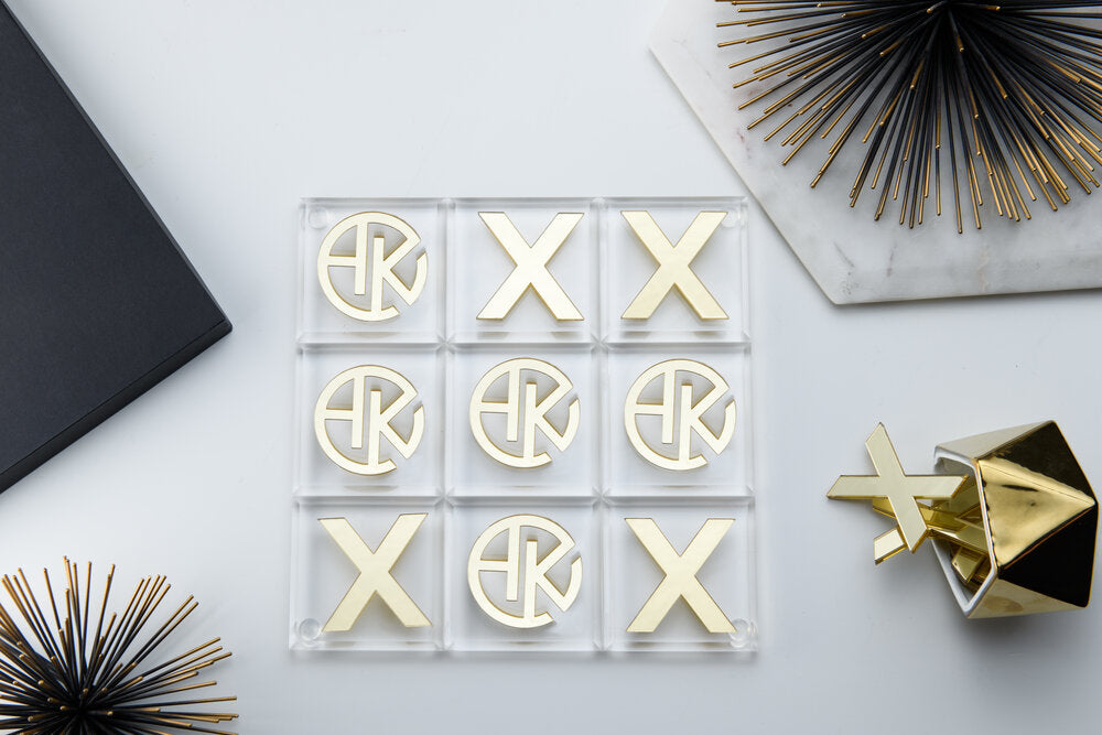 Luxury Gold Acrylic Game Board