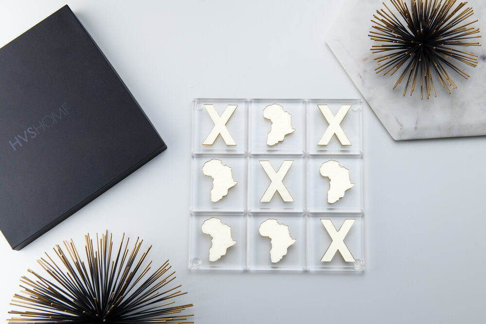 Luxury Gold Acrylic Game Board