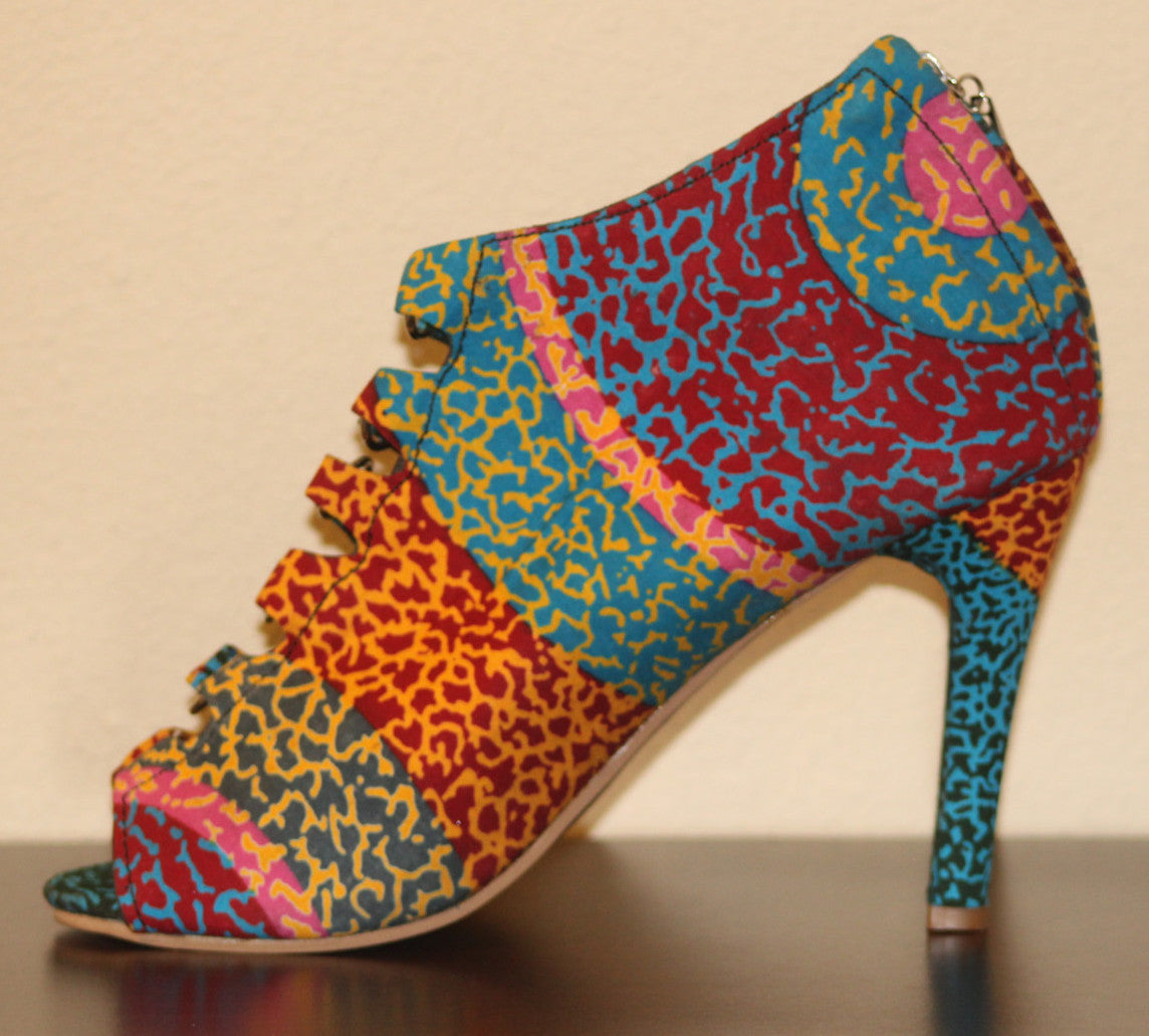 Shoe and Bag Ankara Set - Nubian Goods