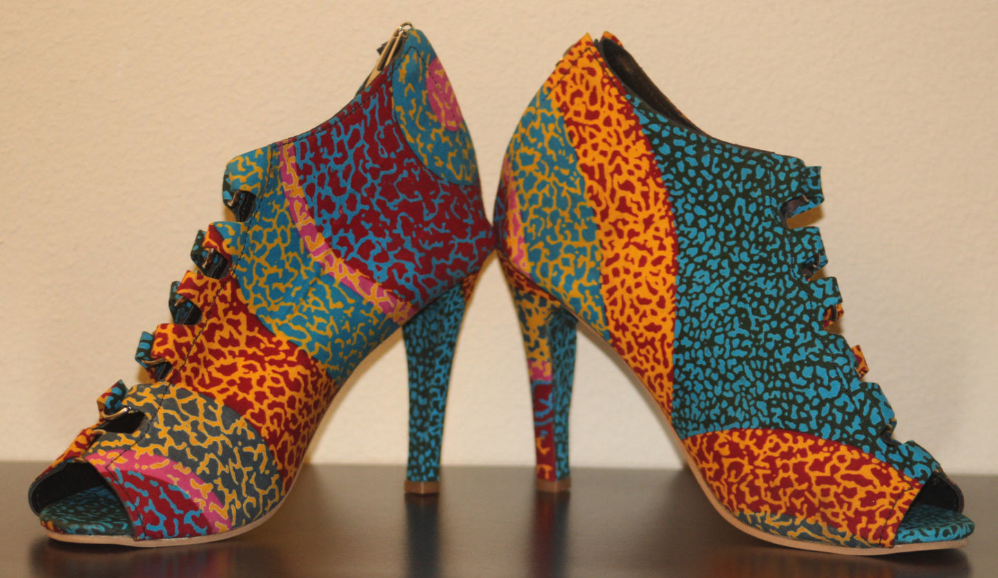 Shoe and Bag Ankara Set - Nubian Goods