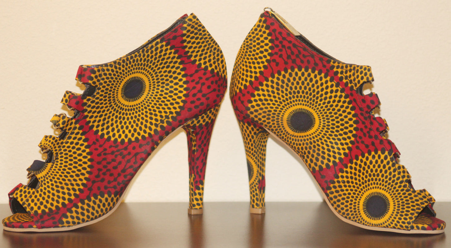 Ankara High Heel Shoe - Nubian Goods