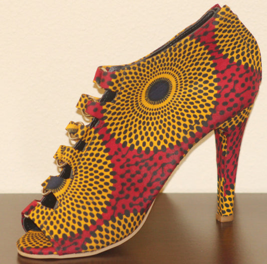 Ankara High Heel Shoe - Nubian Goods