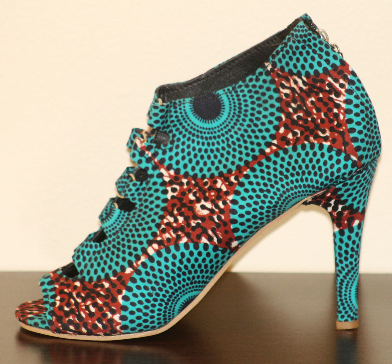 Womens Ankara Shoe - Nubian Goods