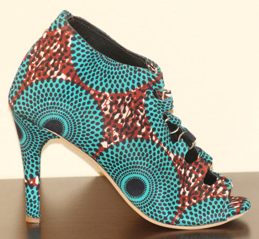 Womens Ankara Shoe - Nubian Goods