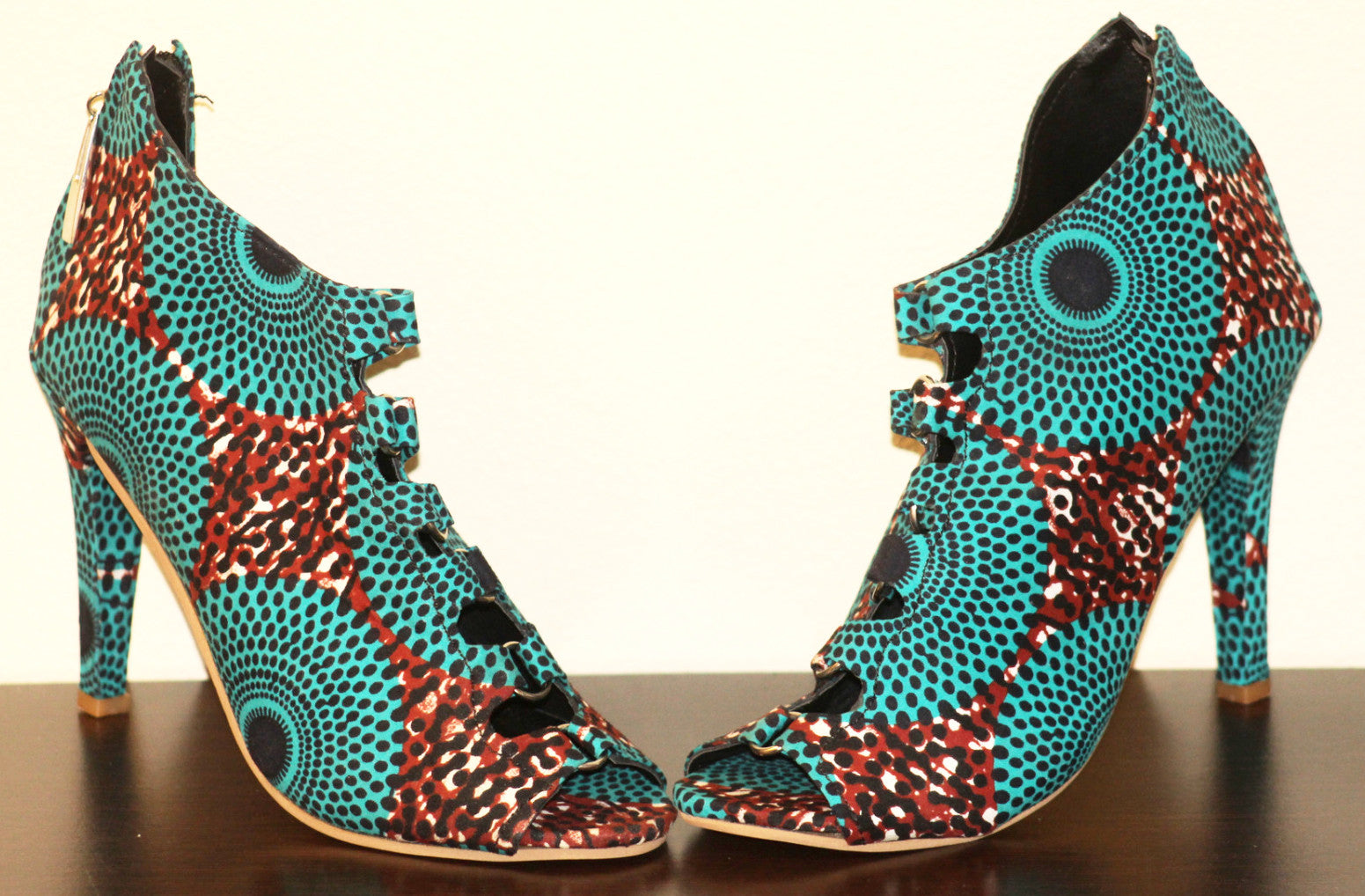 Womens Ankara Shoe - Nubian Goods