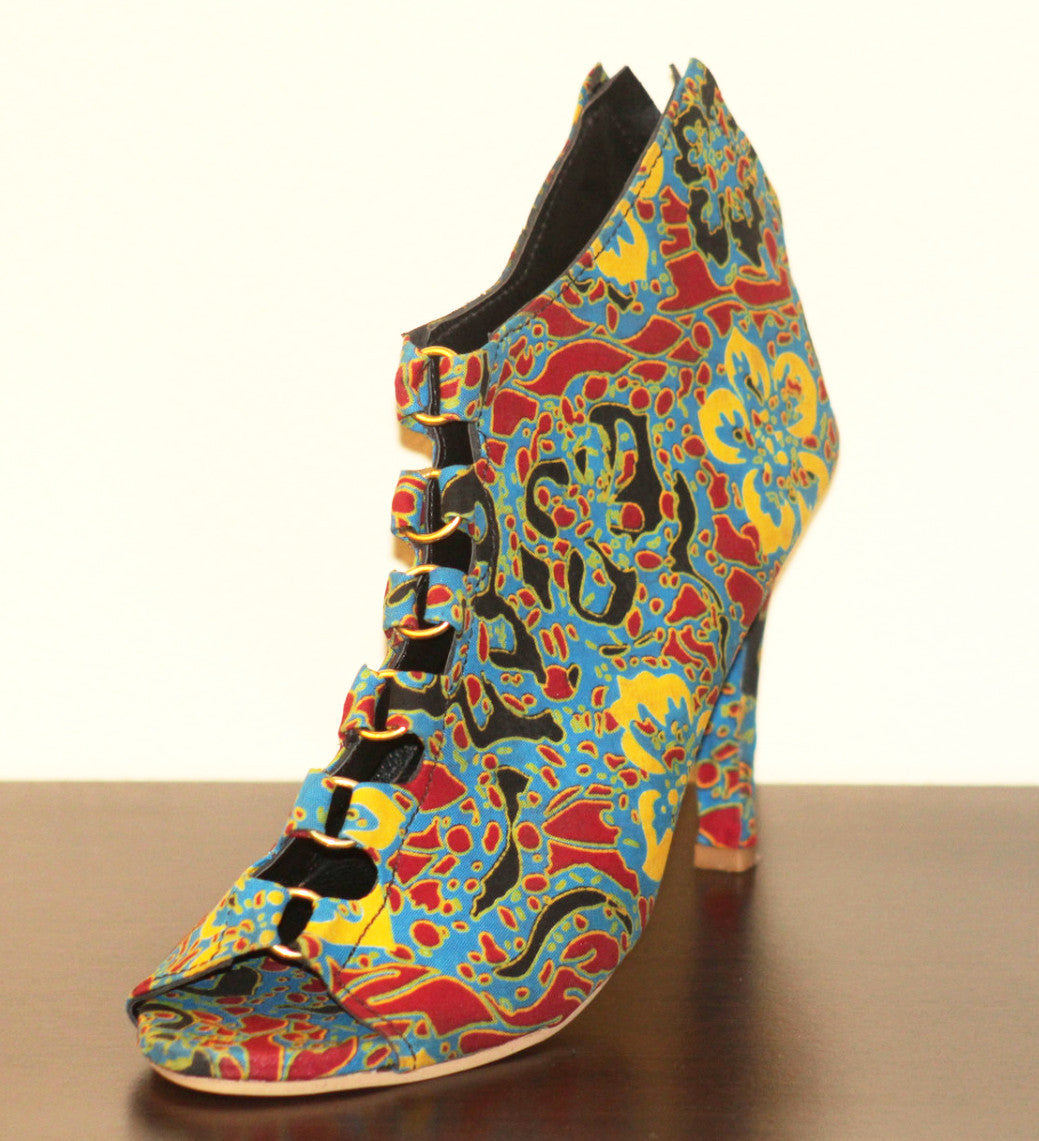 Womens Ankara Shoe - Nubian Goods