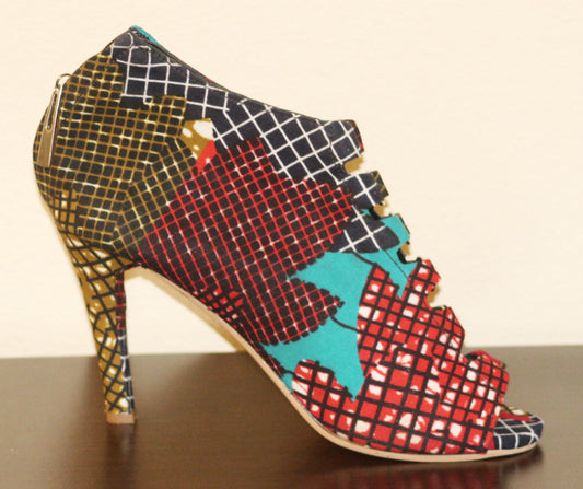 Womens Ankara Shoe - Nubian Goods