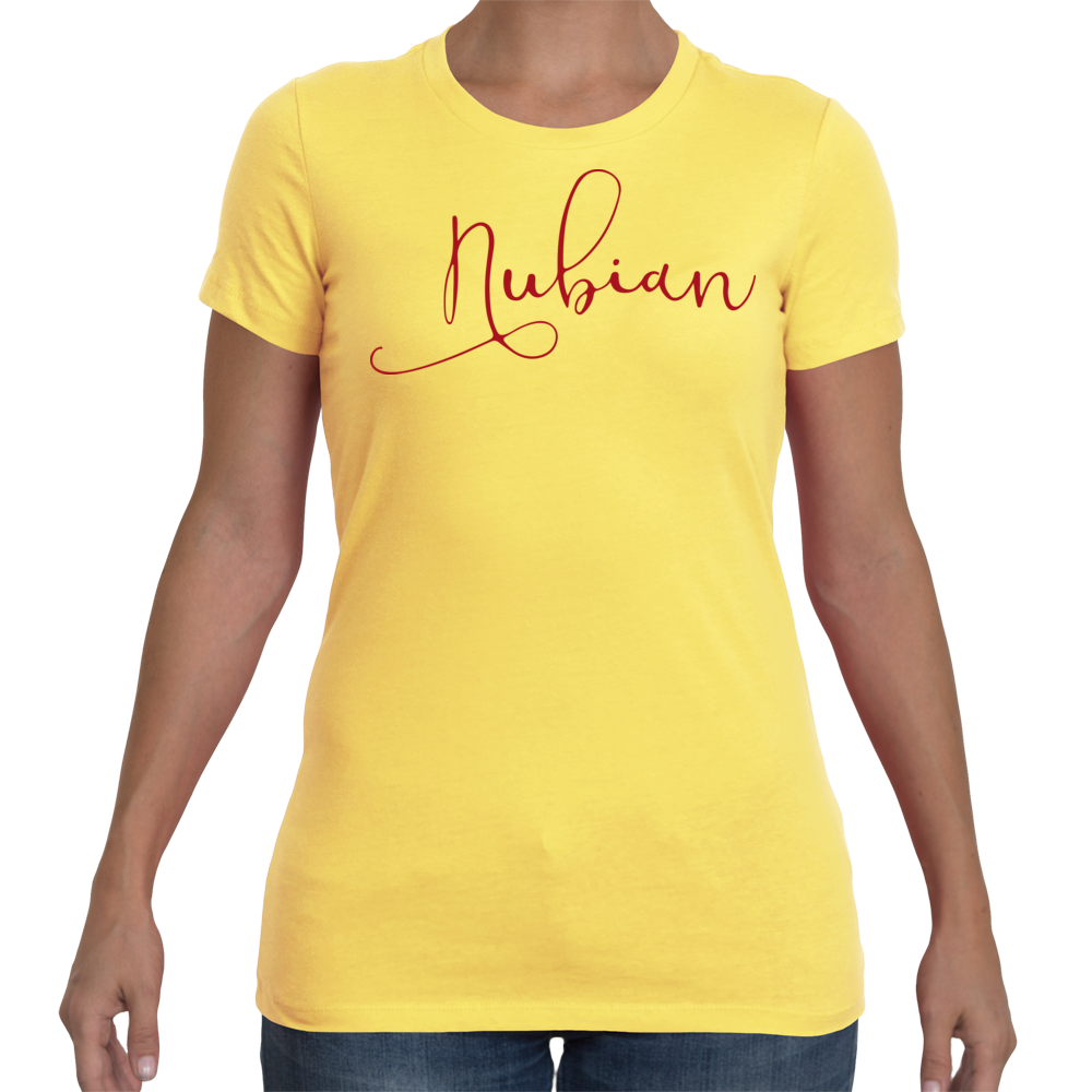 Ladies Nubian T-Shirt Comfort Fit - Nubian Goods