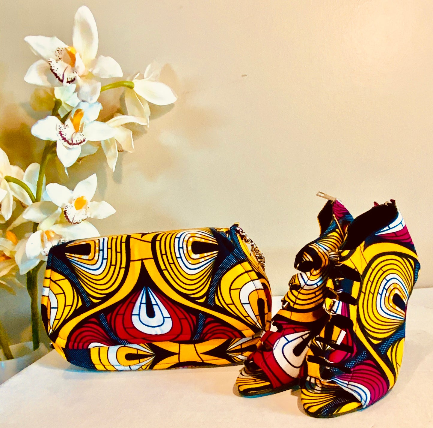 Shoe and Bag Ankara Set