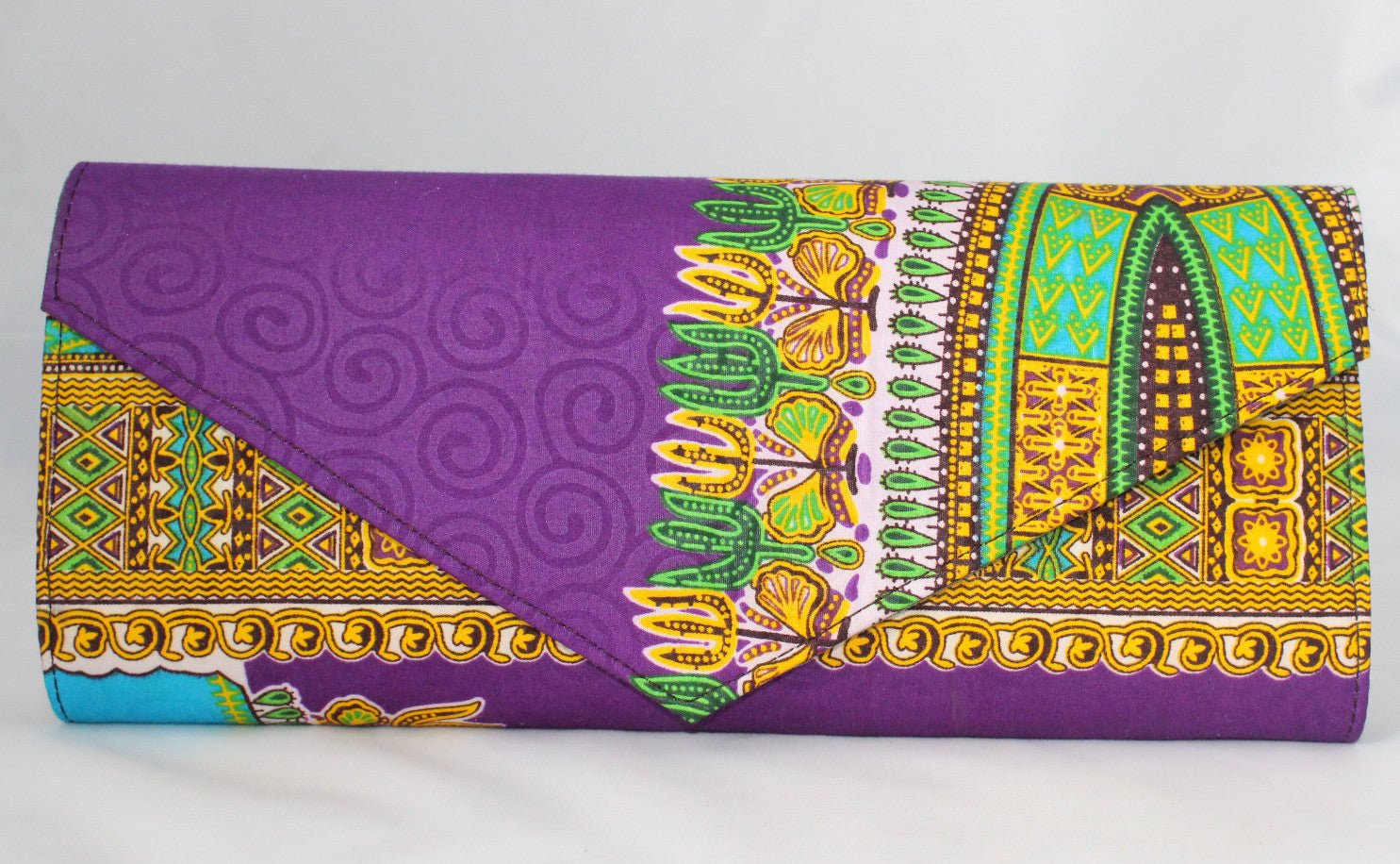 The Lagos Ankara Clutch/Purse - Nubian Goods