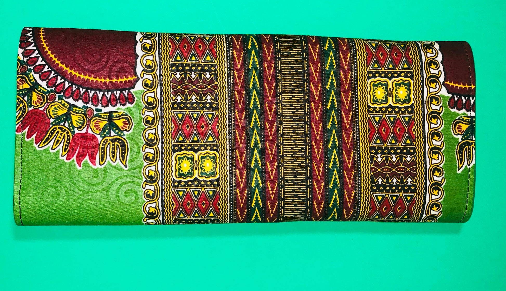 The Kano Ankara Clutch/Purse - Nubian Goods