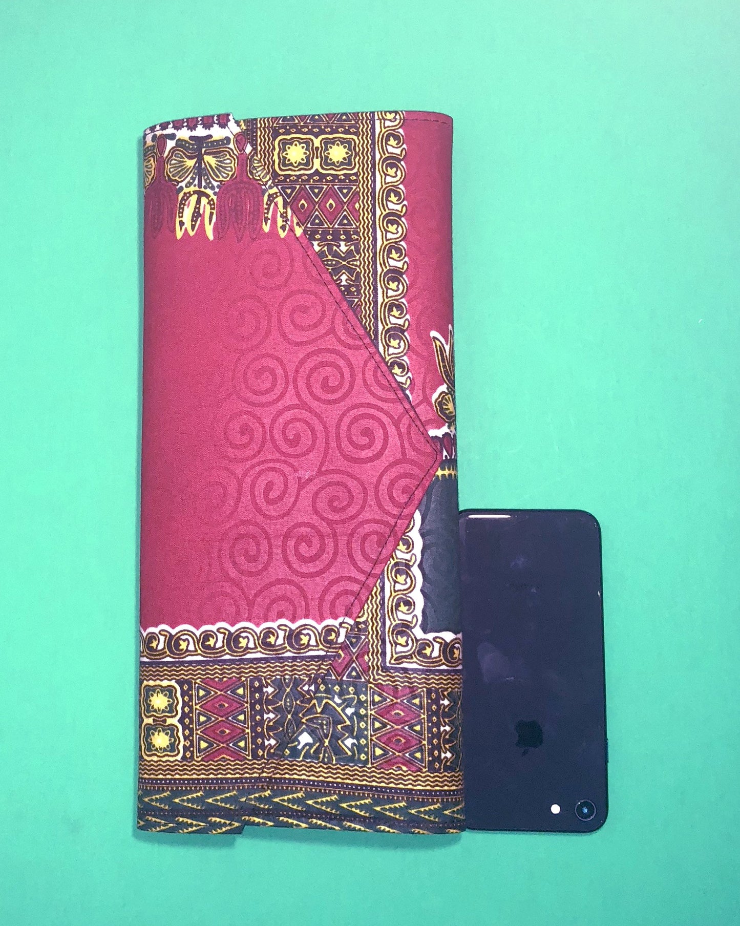 The Zanzibar Ankara Clutch/Purse - Nubian Goods